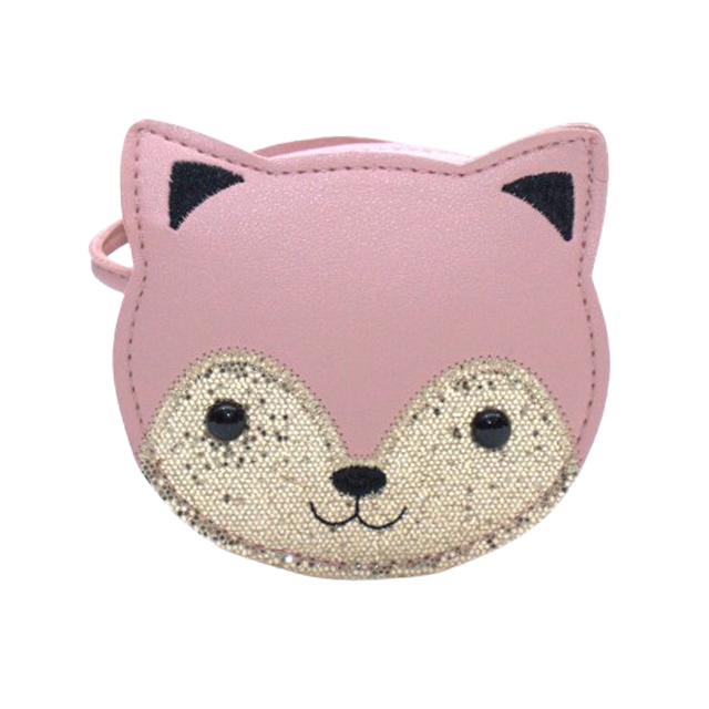 Children's shoulder bag - Gaspard the kitten Pink