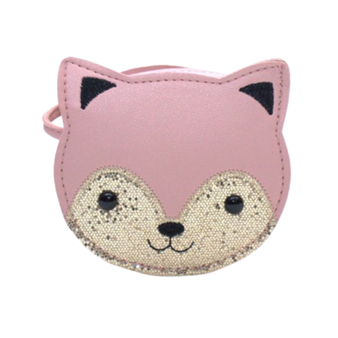 Children's shoulder bag - Gaspard the kitten Pink