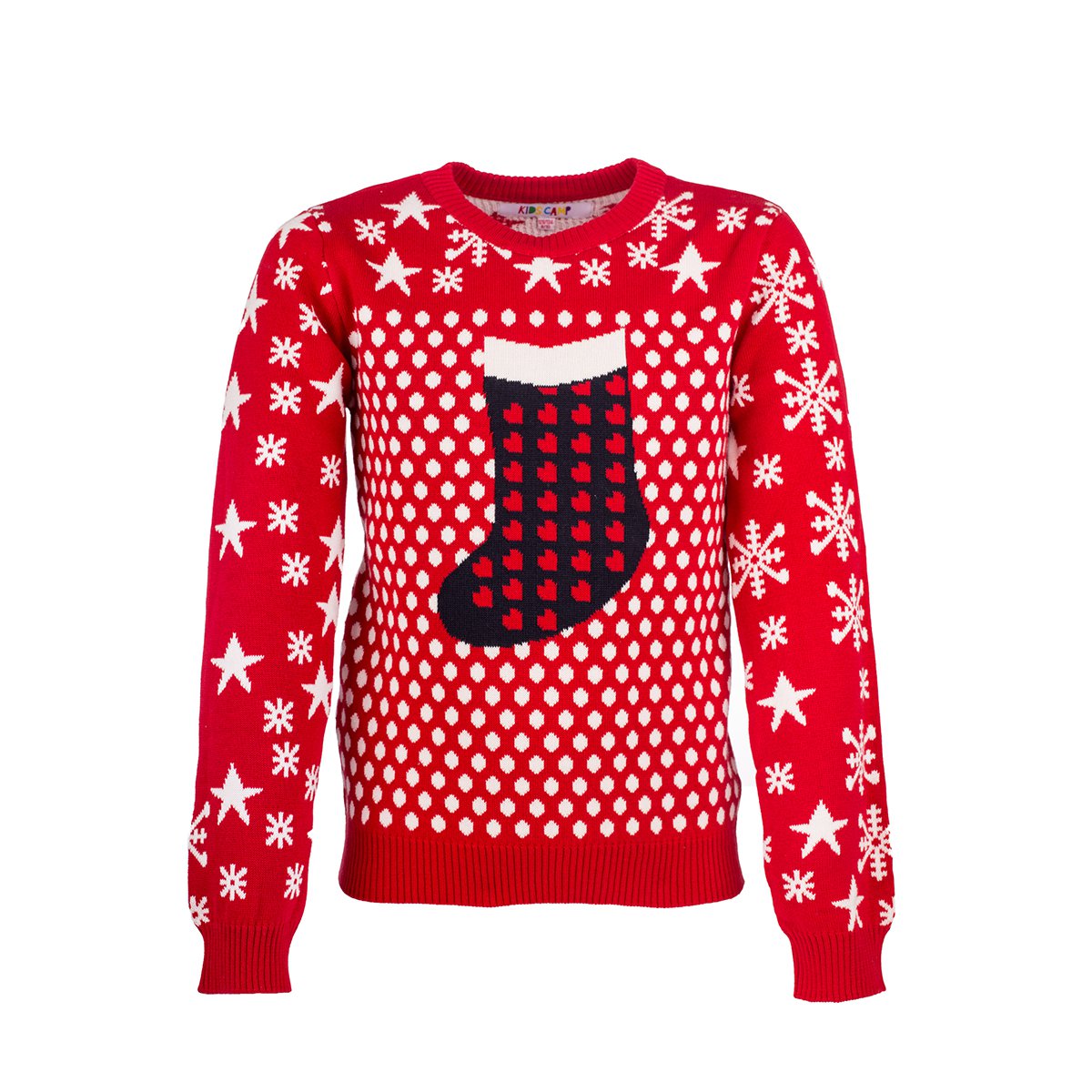 Sweater de Navidad Niños - Red de calcetín de Navidad