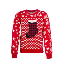 Sweater de Navidad Niños - Red de calcetín de Navidad