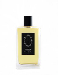 A luxurious, floral-scented perfume with notes of jasmine, rose, and sandalwood. The bottle features a sleek, minimalist design.