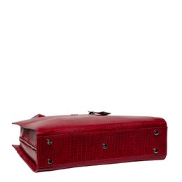 Midi Croco Burgundy 14"