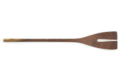 Wooden cooking shovel with a thin handle
