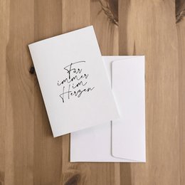 Forever in my heart / folding card