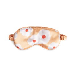 Masque oculaire floral orange hf