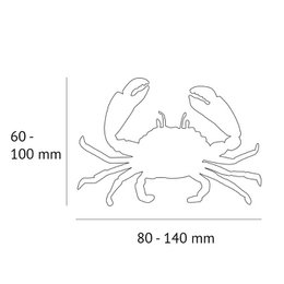 Sticker mural crabe aquarelle