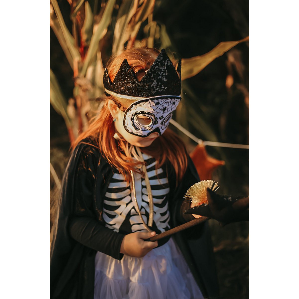 Skull mask "Black Halloween"