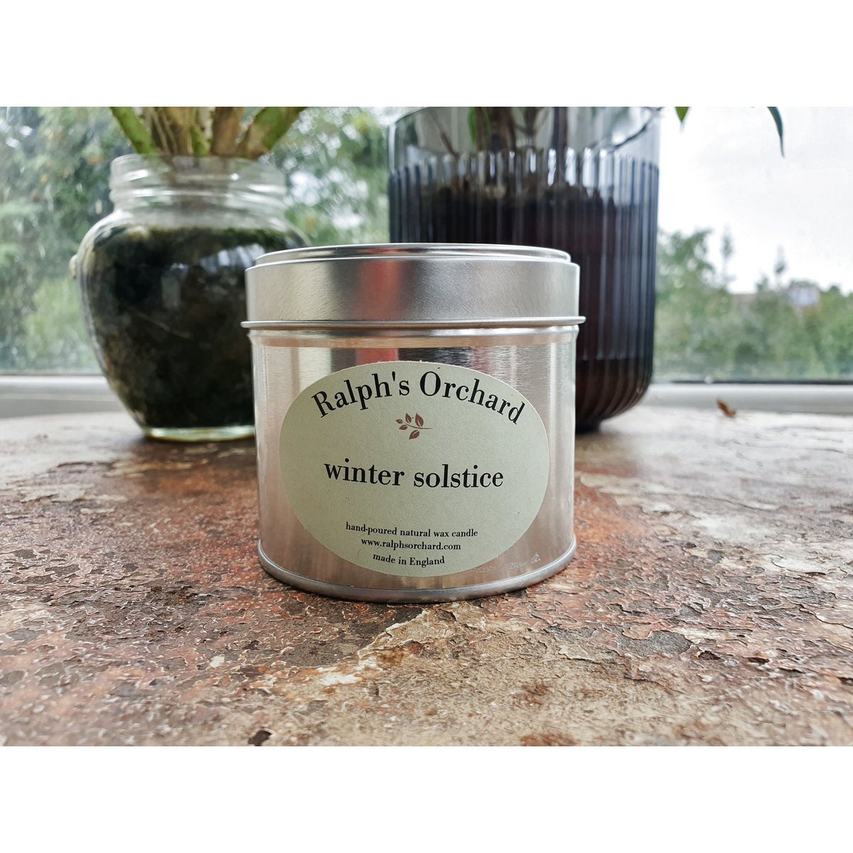 Vela de cera natural perfumada Solsticio de Invierno