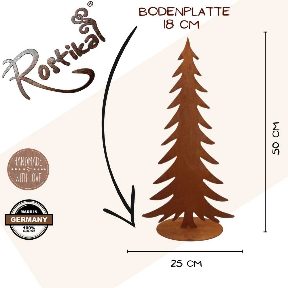 Christmas | Rust decorative Christmas tree | different variants | Christmas decoration fir tree