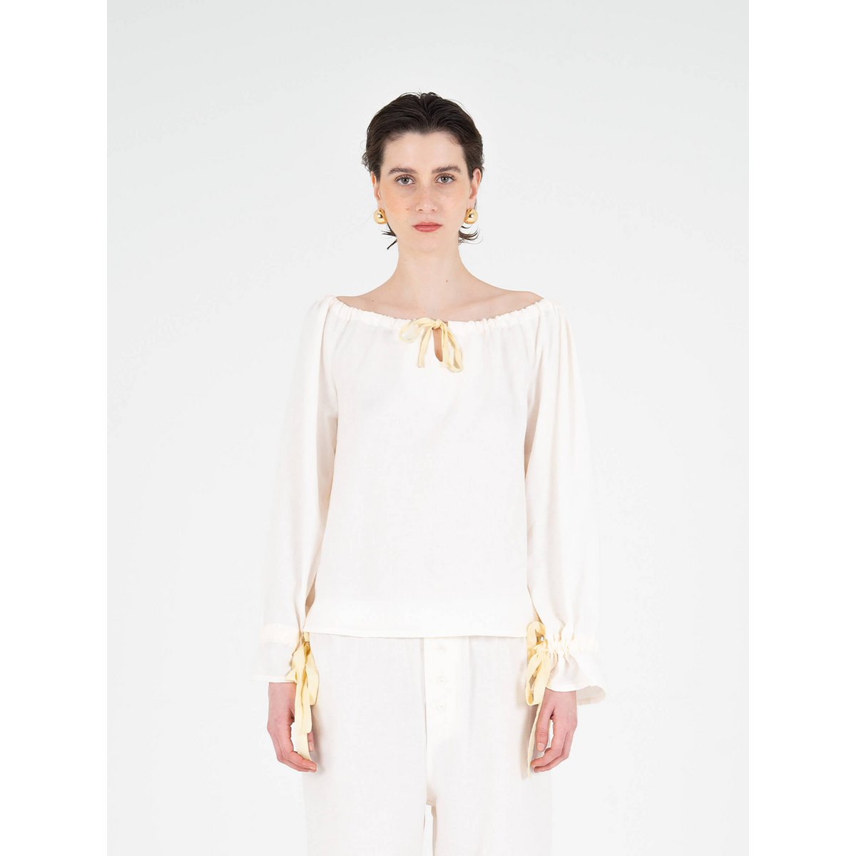 Arctic Cream Pyjamasskjorte