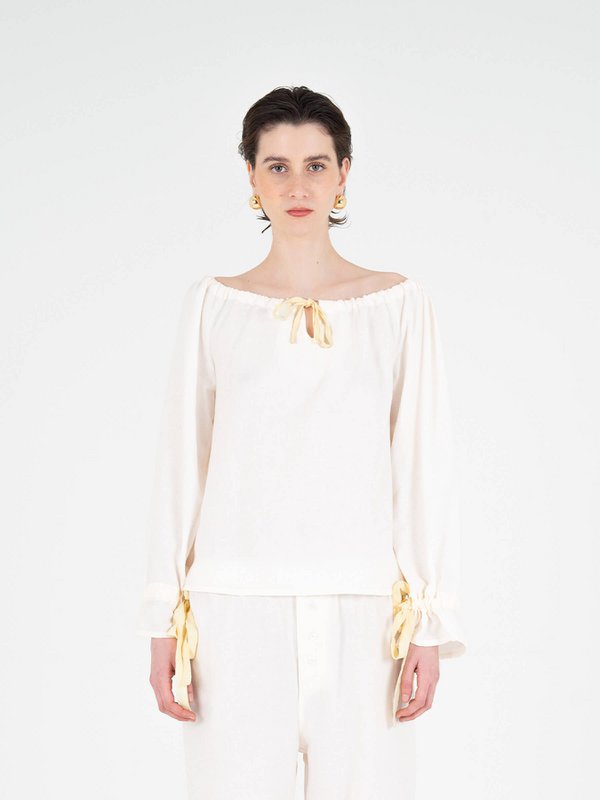 Arctic Cream Pyjamasskjorte