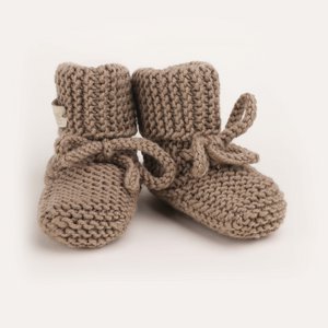Softie Merino Booties Kaffee