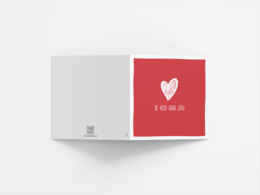 Greeting Card Love 'I love you'