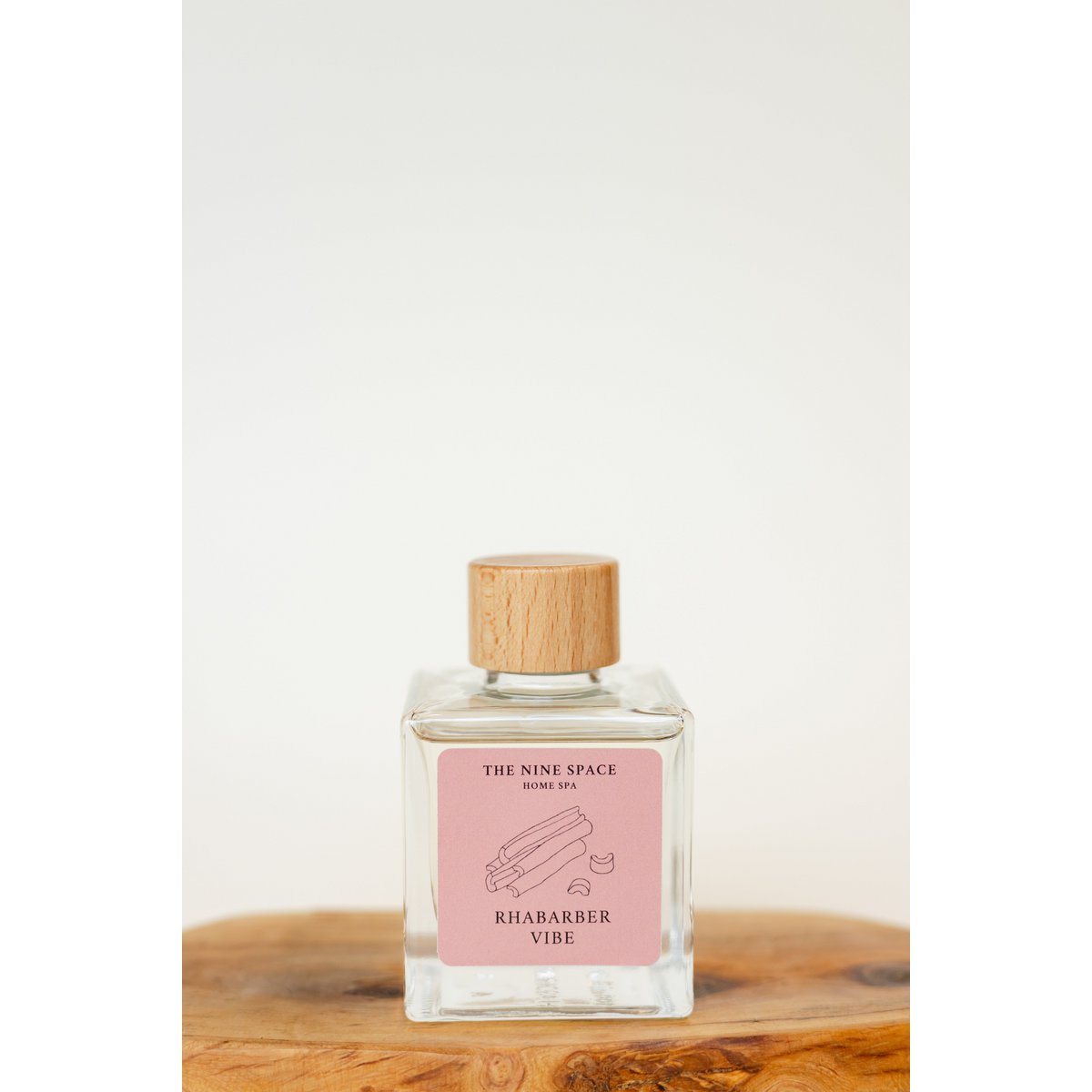 RHUBARB Vibe Home Fragrance - Clear Glass