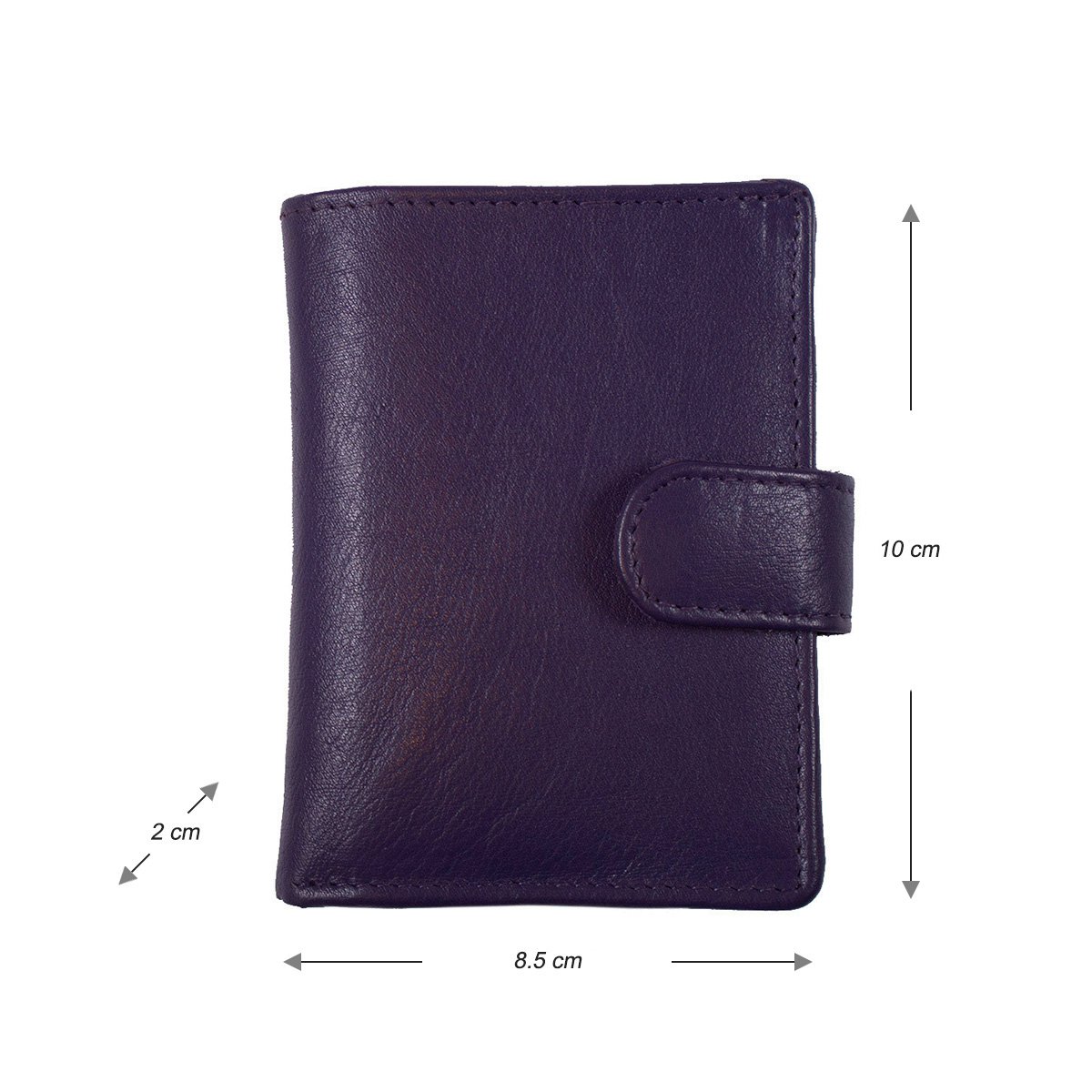 Cardprotector - Miniwallet - Mini wallet - Leather card holder leather - Credit card holder In 11 Colors