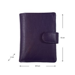 Cardprotector - Miniwallet - Mini wallet - Leather card holder leather - Credit card holder In 11 Colors