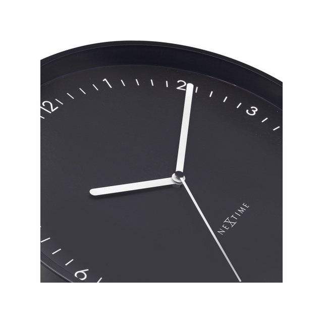 Zegar ścienny NeXtime Berlin 30 cm czarny