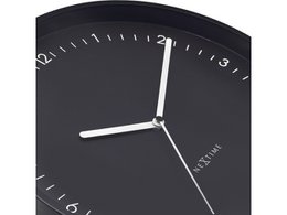 Zegar ścienny NeXtime Berlin 30 cm czarny