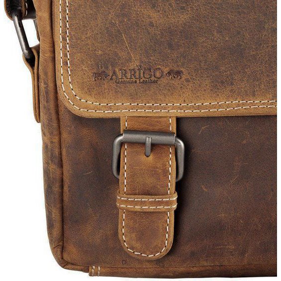 Leder -Männer -Umhängetasche Cognac - Damen Umhängetasche hellbraunes Leder