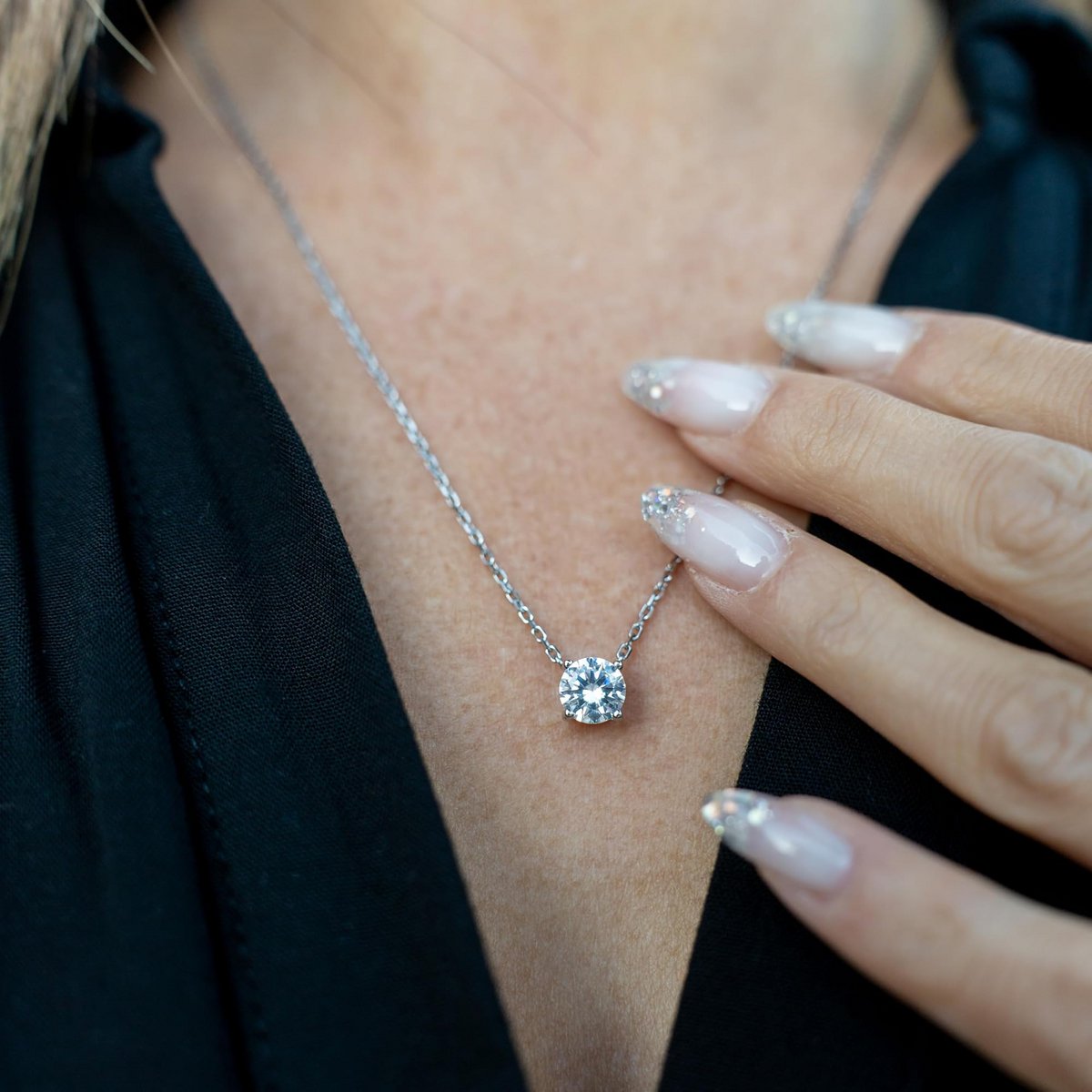 Collier femme "Zircone"