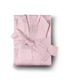 Satino chalatas kimono Solid Primrose Pink