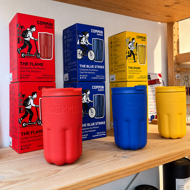 THE FLAME | Insulated Travel Mug | Signal Red