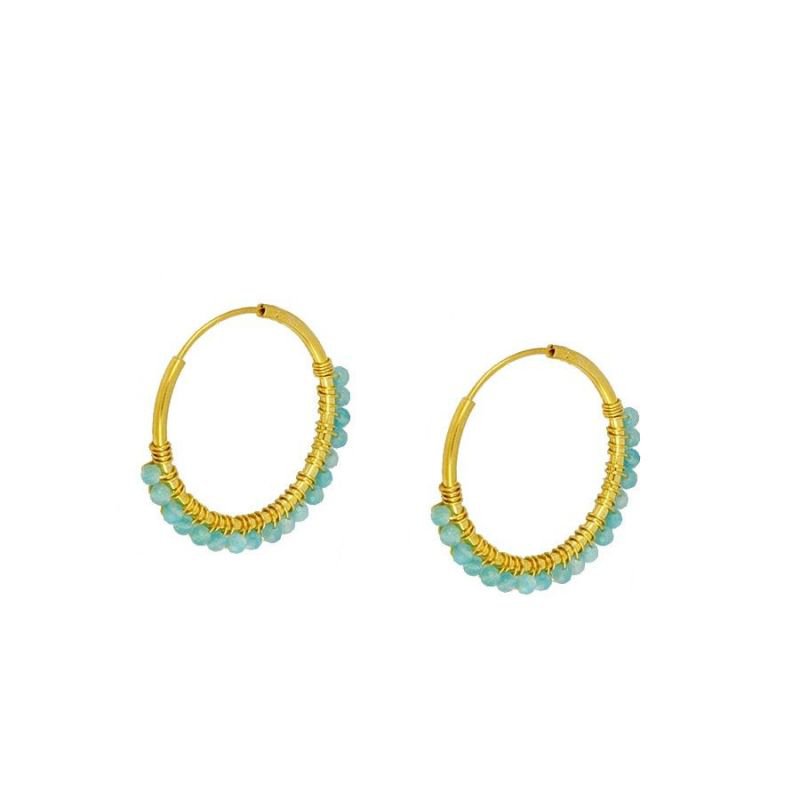 AMAZONITE ARO Earrings