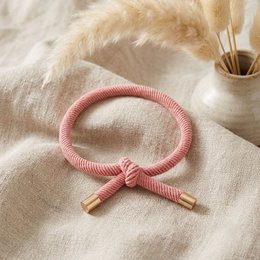 Golden Knot Bracelet Vintage Pink