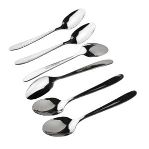 Orchidee set van 6 lepels 18 cm