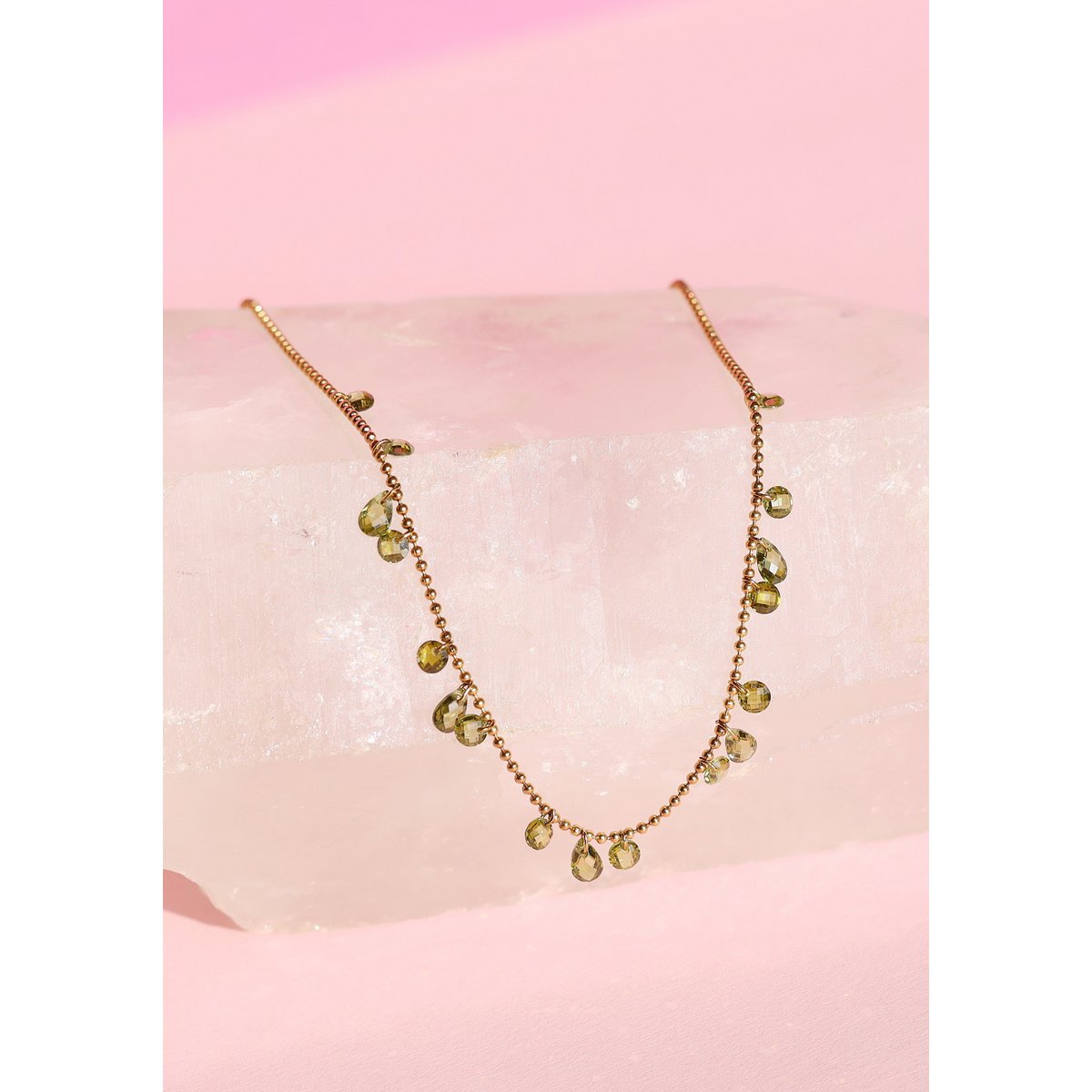 Cyprian - Beaded Crystal Necklace Set