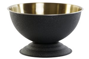 STAINLESS STEEL CHAMPAGNE 40X40X23 MATT BLACK PC207763