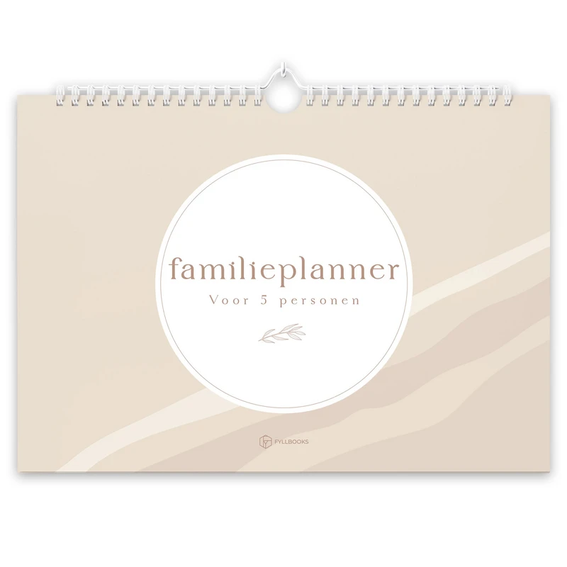 Fyllbooks Family Planner A4 - Dateless - Beige