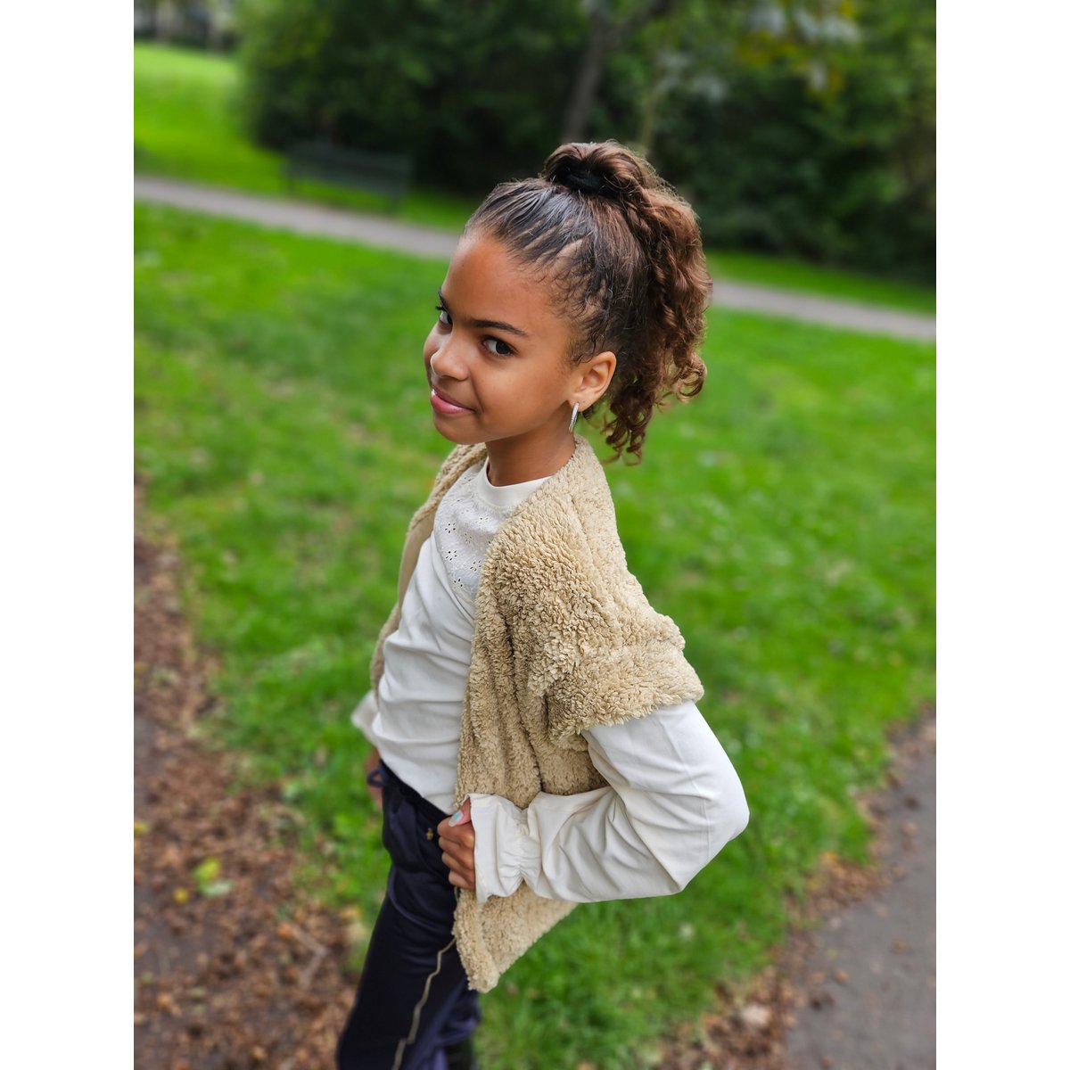 Funcle Girls Teddy Gilet