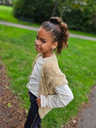 Funcle Girls Teddy Gilet