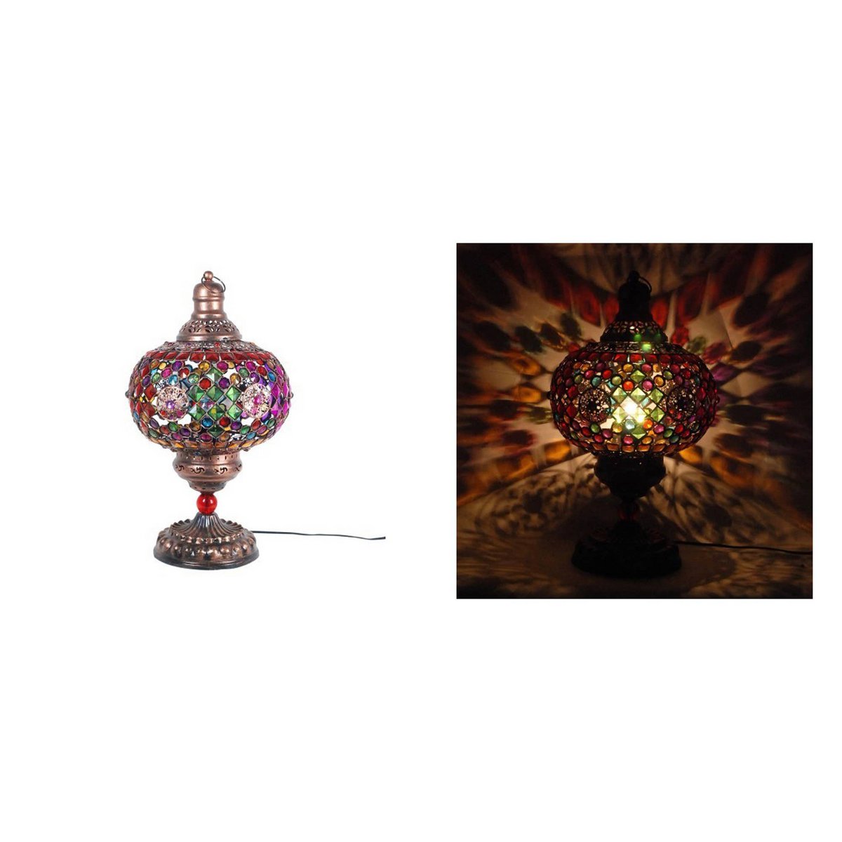 Lampe de table ovale