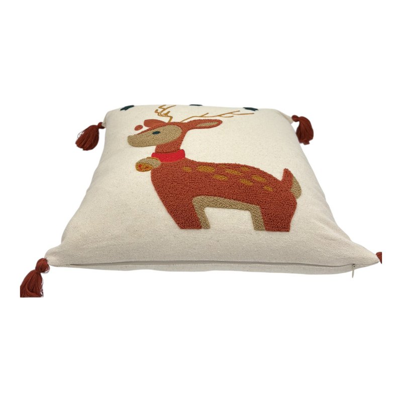 Decorative pillows with punch embroidery - Christmas - Rennier - 43 x 43cm