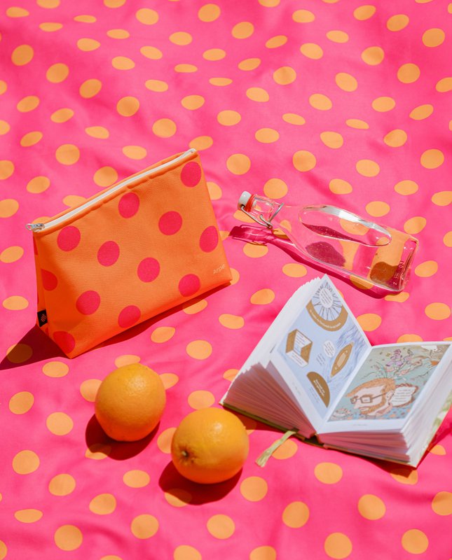 Water-Resistant L Pouch Warm Sunset