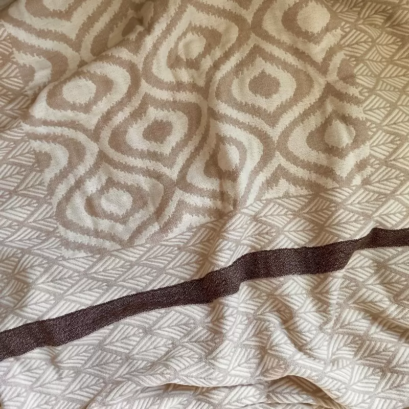 Jacquard Hamam Plaid 'May' 170x130 cm