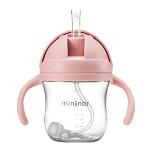 Trinkhalmflasche Tritan 220ml Rose