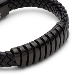 Pulsera de cuero "Helix"