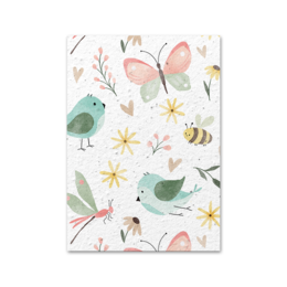 Tarjeta de felicitación de papel con semillas - Naturaleza