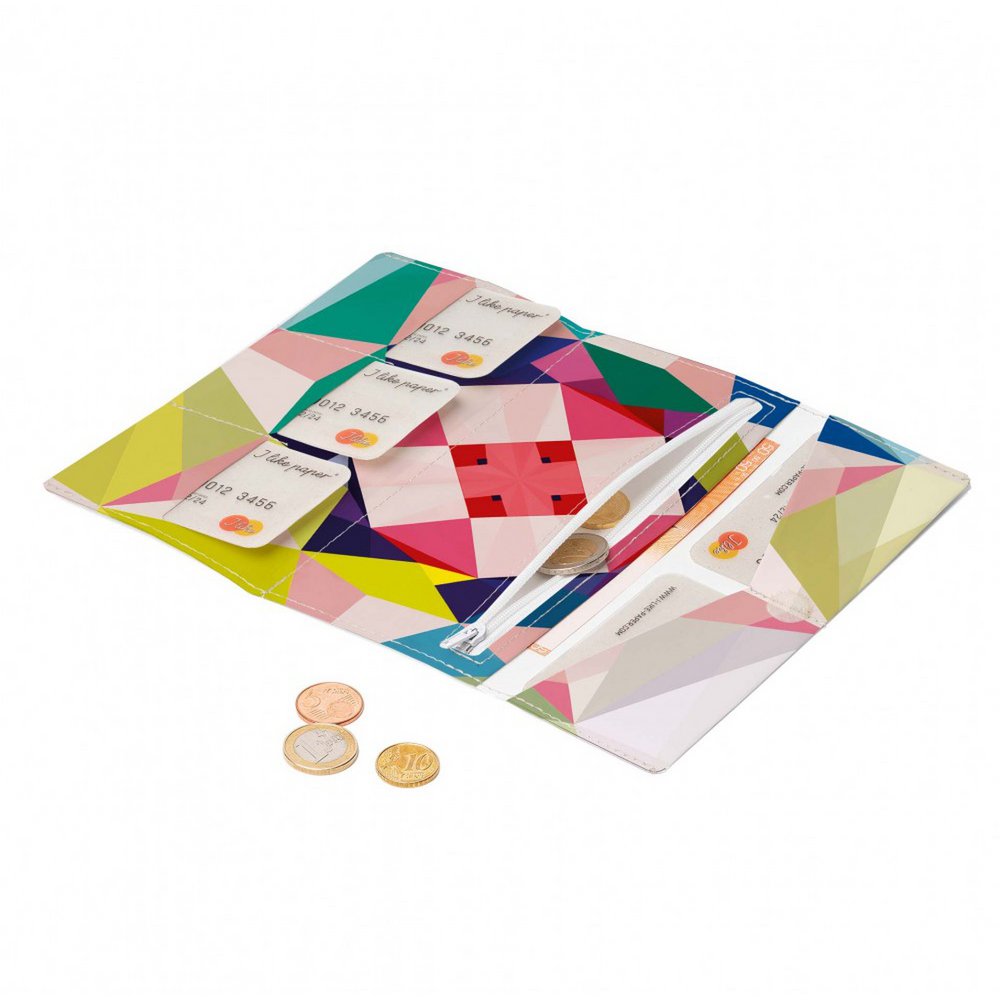 GEOMETRICAL3 Tyvek® Cardboard Wallet XL / Clutch Wallet