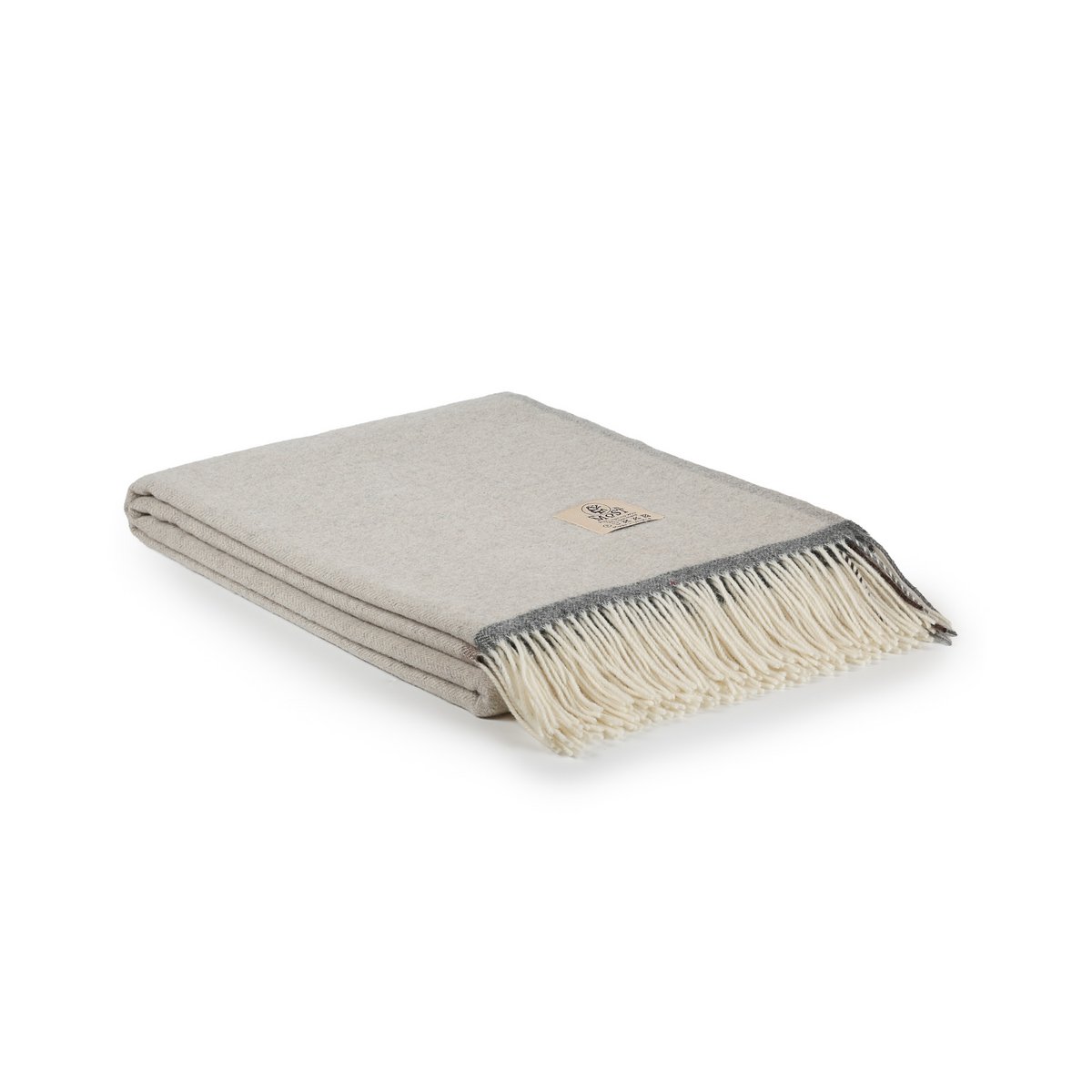 Merino/cashmere Throw Blanket MILANO - beige