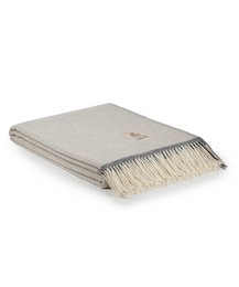 Merino/cashmere Throw Blanket MILANO - beige