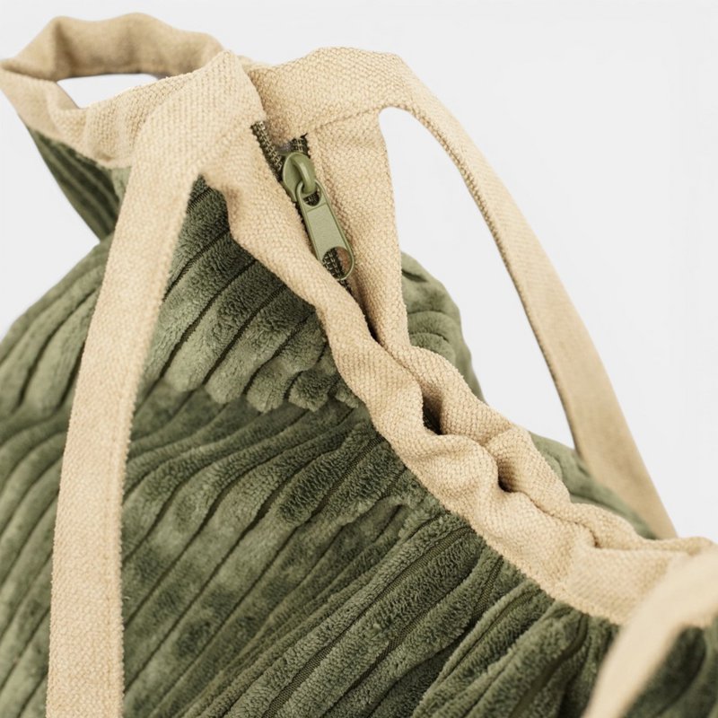 Runder Shopper mit Reißverschluss MUSGO