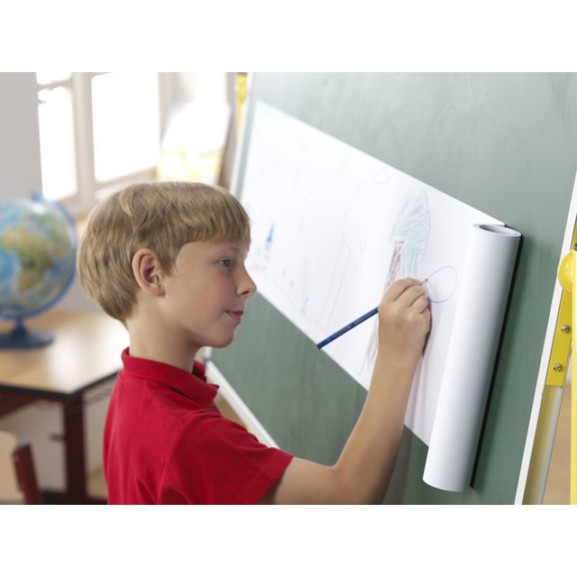 Tekenrol Info notes 30cmx12,2m blanco per rol in bedrukte doos zelfklevend