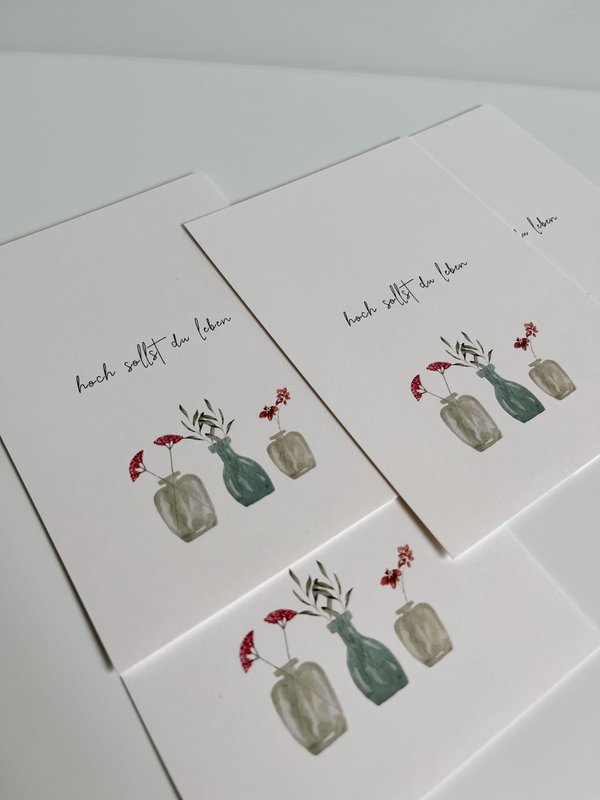 Vivrai una carta pieghevole alta