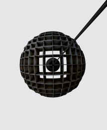 Loftslampe Arc Pendel Sort krydsfiner