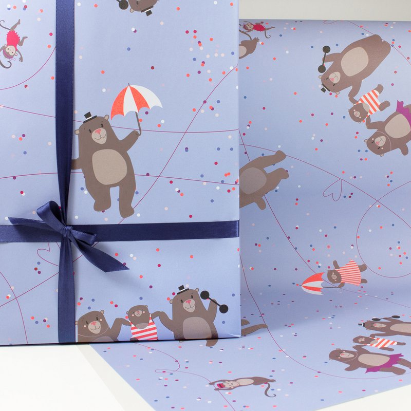 Geschenkpapier Circus Bears