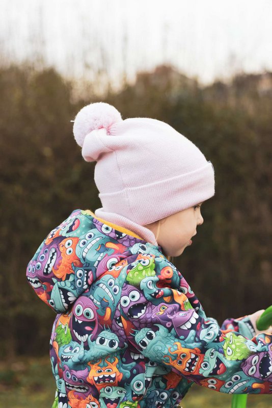 Kinder 100% Merino Wolle Winter Mütze
